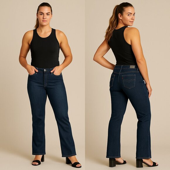 LEVI’S❤️ 515 Women’s Mid-Rise Bootcut Jeans 👠🔥🌙 Size 32 - Picture 1 of 15